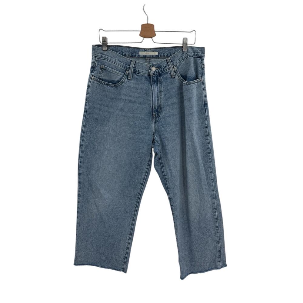 Levis 94 Baggy Jeans Light Wash High Rise Straight Leg Denim Womens‎ 31x31